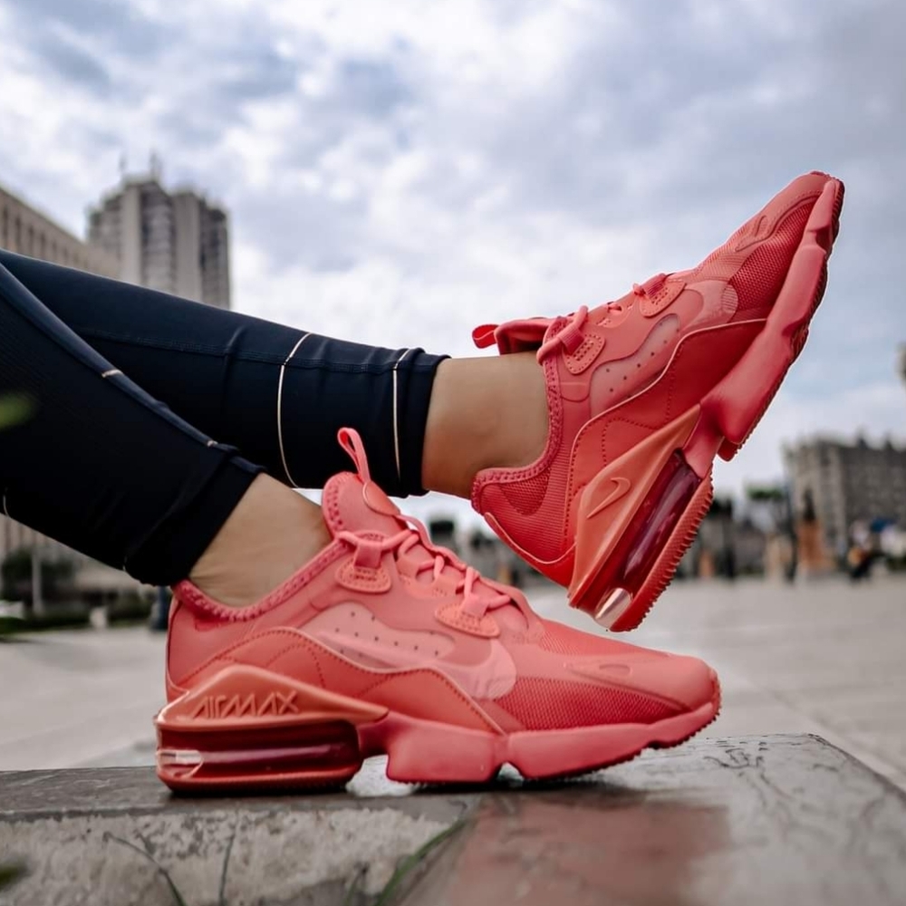 10 WOMEN'S NIKE AIR MAX INFINITY 2  PINK SALT RUNNING SNEAKERS CU9453-600